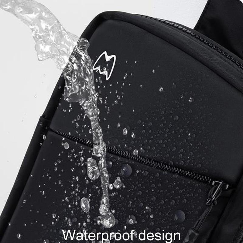 Lightweight Outdoor Sports Chest Bag Cell Phone Crossbody Pack - Light Pink