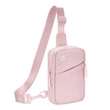 Lightweight Outdoor Sports Chest Bag Cell Phone Crossbody Pack - Light Pink - Extra Image