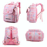 Double School Backpack for Girls - Beautiful Purple