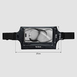 Waterproof Waist Bag For Mobile Phone And Sports - Black