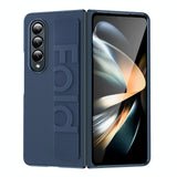 For Samsung Galaxy Z Fold4 5G Silicone Wristband Foldable Phone Case - Matte Clear
