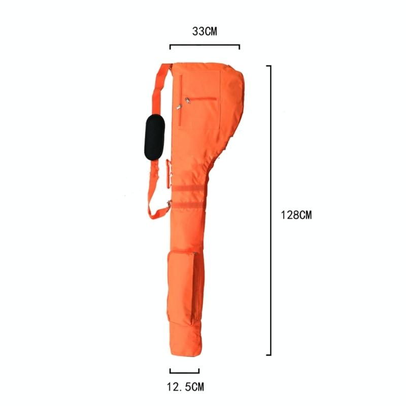 Portable Nylon Golf Bag - Lightweight and Durable - Blue