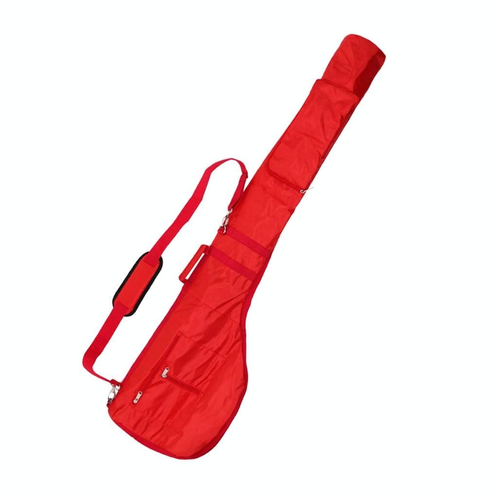 Portable Nylon Golf Bag - Lightweight and Durable - Blue