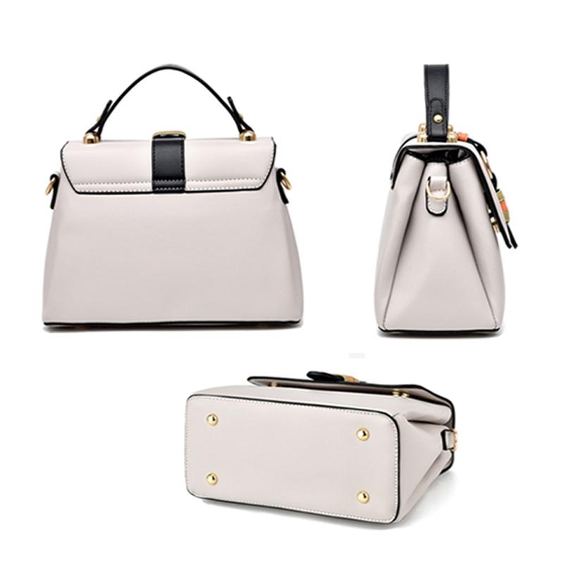 Versatile Small Square Handbag For Women - Orange