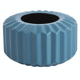 Versatile Vase for Wet and Dry Flowers - Glazed Decorative Pot - Light Green - Low Angle