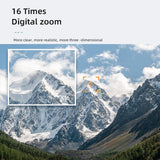 Portable 16X Zoom Hd Digital Camera With 2.88 Ips Screen - Black - Extra Image