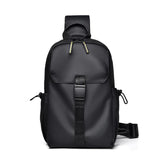 2023 Large Capacity Waterproof Crossbody Chest Bag For Cycling & Sports - Blue - Front View