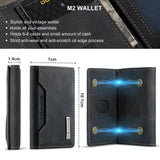 3 Fold Card Bag For Dg.Ming M2 Series Compact & Stylish - Coffee - Extra Image