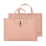 Portable Laptop Inner Bag with Elastic Thread Button - Rose Gold