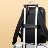 14-inch Thin & Light Waterproof Business Backpack - Blue - Close-Up Angle