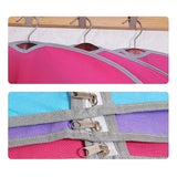 Blue Garment Suit Coat Dust Cover for Wardrobe Storage - 45-Degree Angle