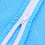 Blue Garment Suit Coat Dust Cover for Wardrobe Storage - Rear View