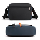 Waterproof Nylon Shoulder Bag For Men Outdoor Sports Leisure Gear - Grey