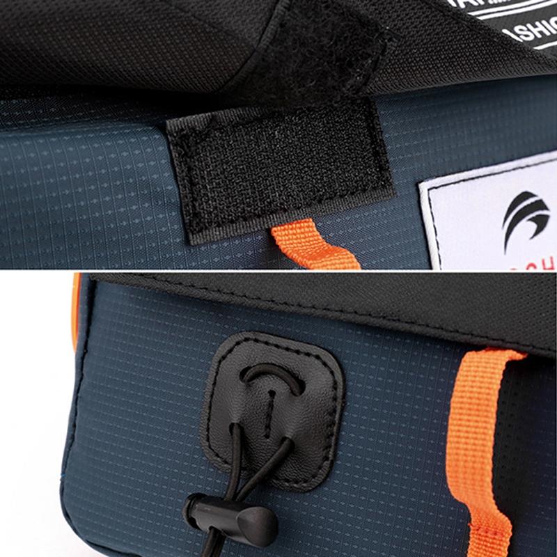Waterproof Nylon Shoulder Bag For Men Outdoor Sports Leisure Gear - Grey