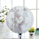 Electric Fan Safety Net Cover - Anti-pinch Dustproof - Peony