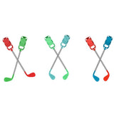 Game-ready Golf Grips by Iplay Hbs - Switch Up your Game - Mario Red + Luigi Green - Side View