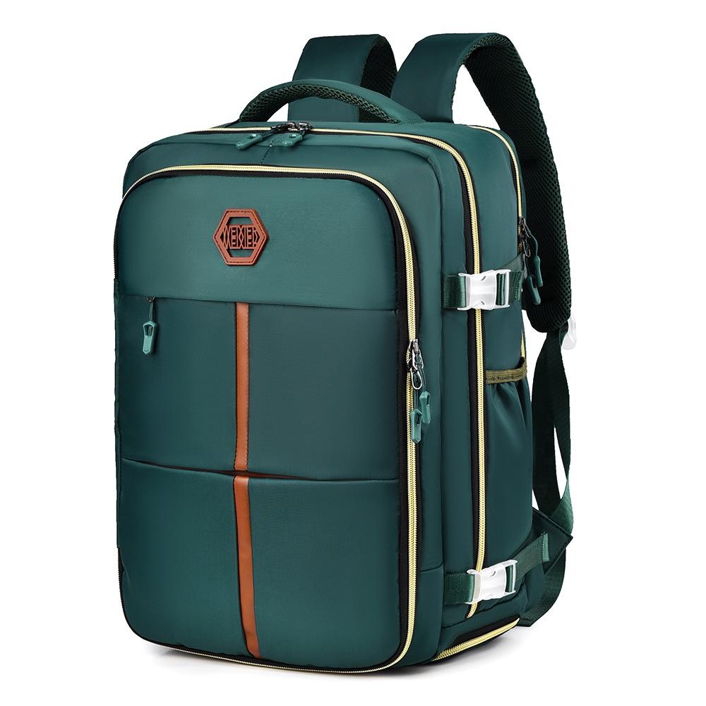 Large Capacity Travel Shoulder Bag For Students - Green