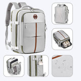 Large Capacity Travel Shoulder Bag For Students - Green