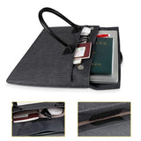 13.3 Inch Waterproof Laptop Case - Portable - Mysterious Black - 45-Degree Angle