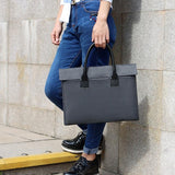 13.3 Inch Waterproof Laptop Case - Portable - Mysterious Black - Close-Up Angle