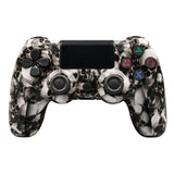 Wireless Bluetooth Game Controller for Ps4 with Dual Vibration and Light Strip - Red