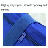 Travel & Fitness Crossbody Bag - Waterproof Nylon - Beige - Low Angle