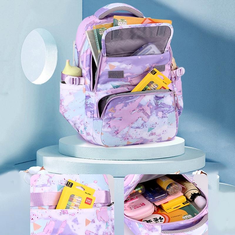 Backpack Set with Lunch Bag & Pencil Case for Kids - Black