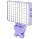 Portable Led Fill Light for Phone Laptop and Video Conferencing - Purple