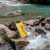 5L Waterproof Drifting Stream Bag Foldable Storage Bucket - Orange - Low Angle