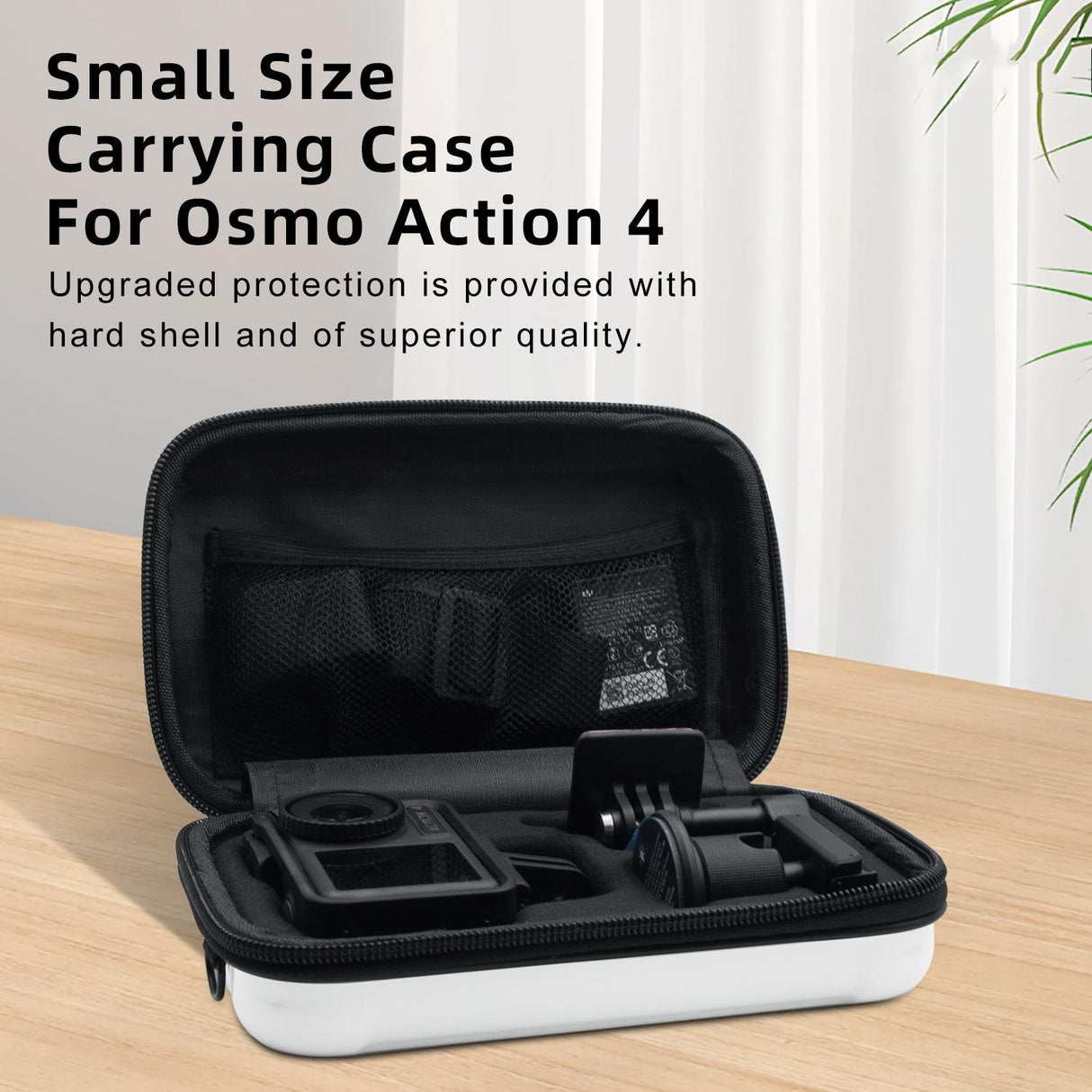 Small Organizer Bag for Sports Camera Accessories - Pearl White