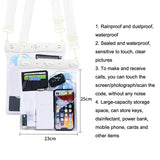 Waterproof Shoulder Messenger Bag For Sundries Phone Compatible - White - Extra Image