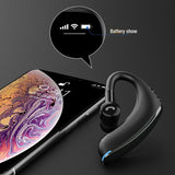 180 Degree Rotating Wireless Bluetooth Car Handsfree Earphones - Red - Side View
