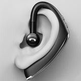 180 Degree Rotating Wireless Bluetooth Car Handsfree Earphones - Red - Extra Image