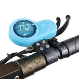 Silicone Instrument Cover for Kugoo M4 Pro Electric Scooter - Blue - Close-Up Angle