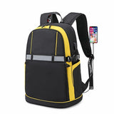 Student Backpack - Lightweight and Durable - Ideal for School - Small Yellow - Side View