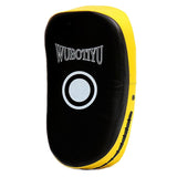 Thickened Professional Taekwondo Foot Target For Boxing And Sanda Training - Wb Yellow Edge - Front View