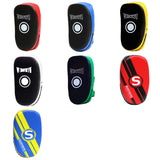 Thickened Professional Taekwondo Foot Target For Boxing And Sanda Training - Wb Yellow Edge - Side View