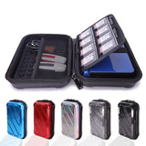 Versatile Hard Disk Case for Nintendo 3ds - Eva Material - Blue - Side View