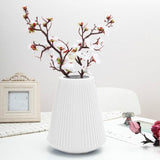 Decorative Wet and Dry Flower Vases for Creative Home Furnishings - Milk White