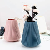 Decorative Wet and Dry Flower Vases for Creative Home Furnishings - Milk White - 45-Degree Angle