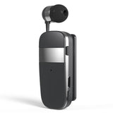 Wireless Bluetooth Earphone with Vibration Reminder for Phone - Gray - Side View