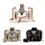 Stylish Pu Leather Shoulder Bag For Women - Black