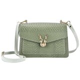 Stylish Crocodile Leather Crossbody Phone Bag - Orange - Extra Image