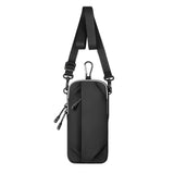 Multi Function Crossbody Bag For Outdoor Sports Fits Mobile Phones Men And Women - Black