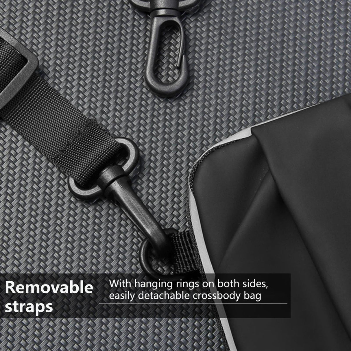 Multi Function Crossbody Bag For Outdoor Sports Fits Mobile Phones Men And Women - Black