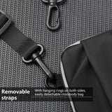 Multi Function Crossbody Bag For Outdoor Sports Fits Mobile Phones Men And Women - Black - Extra Image