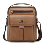Large Capacity Men Business Backpack - Dark Brown