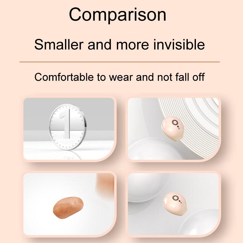 Mini Wireless Sports Earphones with Bluetooth for Sleep - S800 - Skin Colour