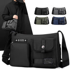 Crossbody Shoulder Bag For Casual Men Outdoor Functionality - Dark Blue