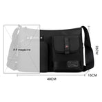 Crossbody Shoulder Bag For Casual Men Outdoor Functionality - Dark Blue